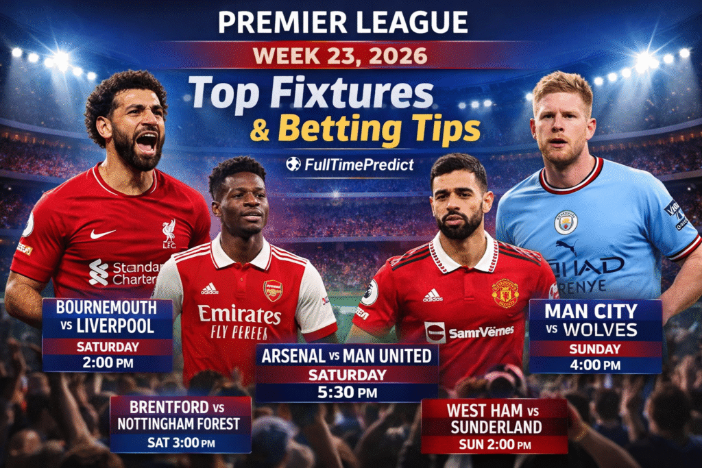 Top England Premier League Fixtures Week 23 – Match Previews,