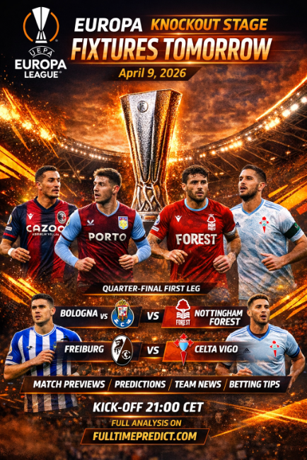 Europa League Fixtures Today April 9 2026 Full Match Guide Europa League Fixtures Today April 9 2026 Full Match Guide
